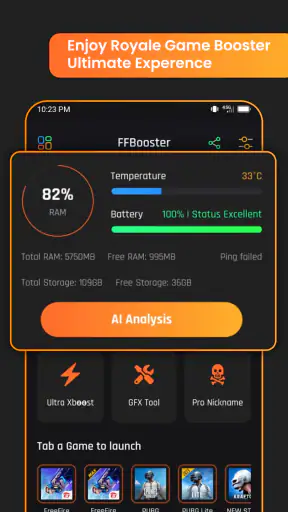 Game booster GFX Fire Fix