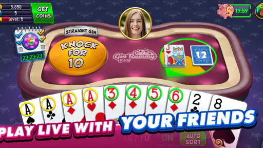Gin Rummy Plus: Fun Card Game