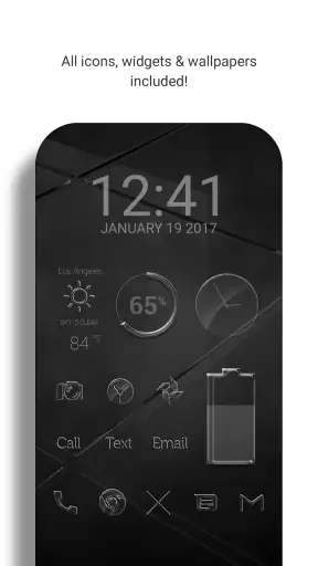 Glass Pack Pro - Icon Pack