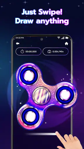 Glow Art: Finger Spinner