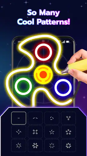 Glow Art: Finger Spinner