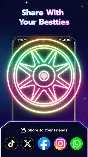 Glow Art: Finger Spinner