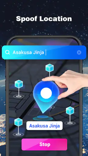 Gmocker: Location Changer