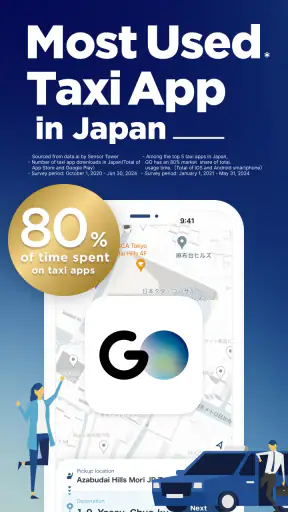 GO / Taxi app for Japan visit