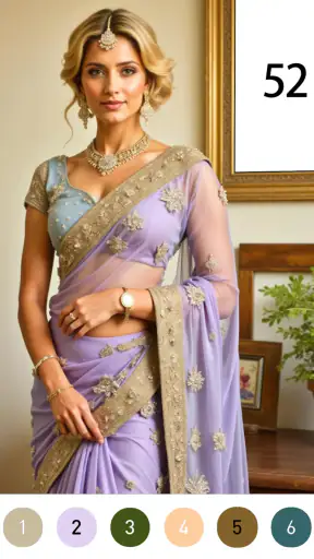 Gown Color by Number Book
