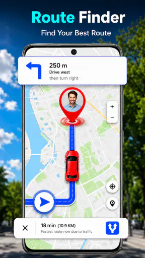 GPS Maps & Voice Directions