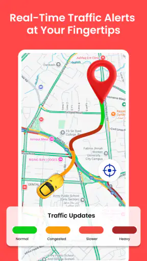 GPS Voice Map & Route Finder