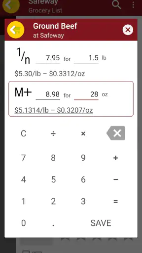 Grocery List App - rShopping