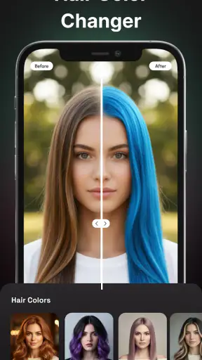 Hair Color & Hairstyle Try On