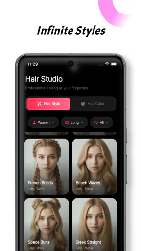 Hairstyle Try On-Color Changer