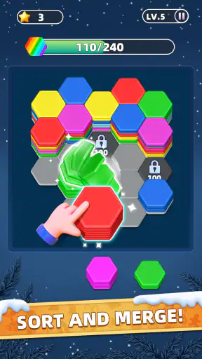 Hexa Master 3D - Color Sort