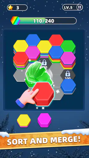 Hexa Master 3D - Color Sort