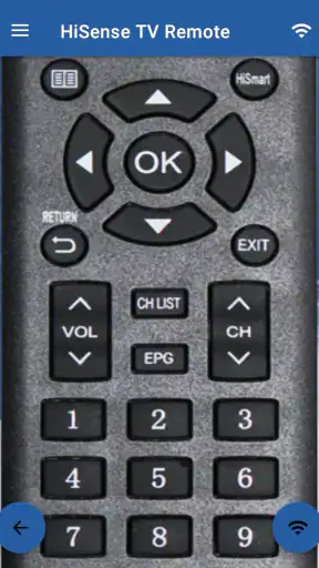HiSense Smart TV Remote