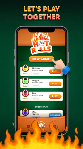 Hot Rolls Dice Strategy Game