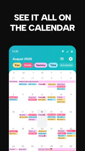 Howbout: shared calendar