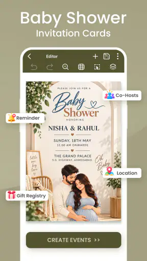 Invitation Card Maker & RSVP