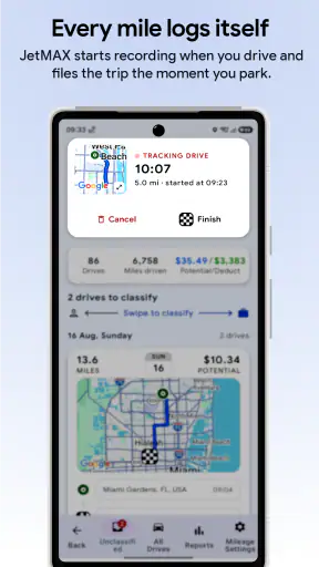 JetMAX: Mileage & Gig Copilot