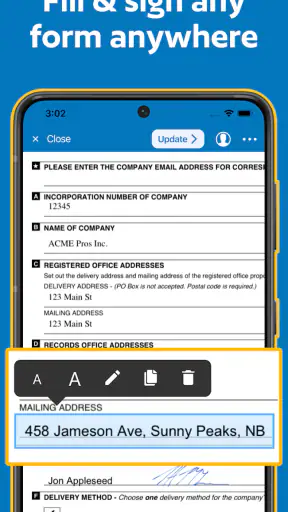 JetSign: Fill & Sign PDF Forms