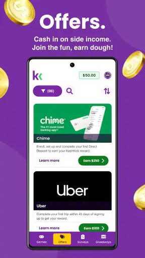 KashKick: Get paid to have fun