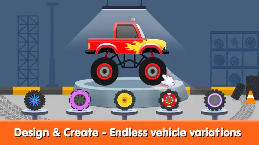 Kids Monster Truck Games 2+