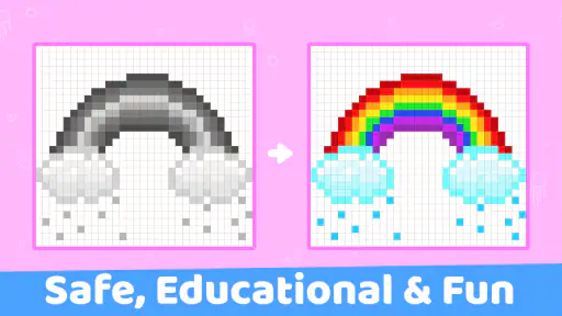 Kids Pixel Art Coloring Games