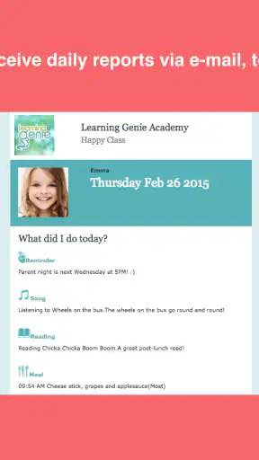 Learning Genie for Parents