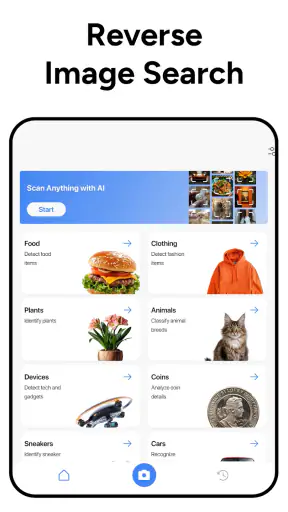 Lens AI & Reverse Image Search