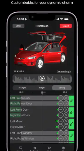 Light Show Creator for Tesla