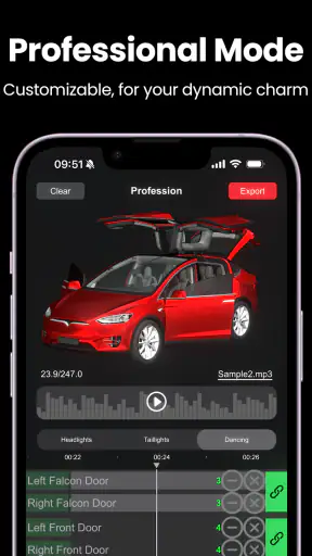 Light Show Creator for Tesla