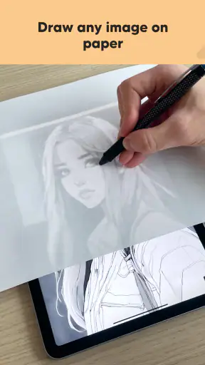Lightbox draw - tracing paper