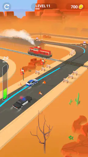 Line Race: Police Pursuit