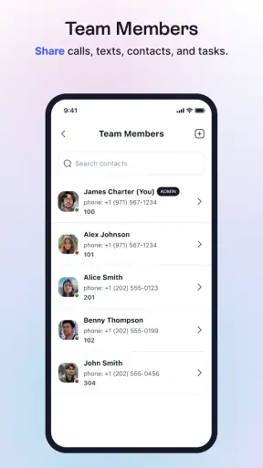 Linked Phone Business Number
