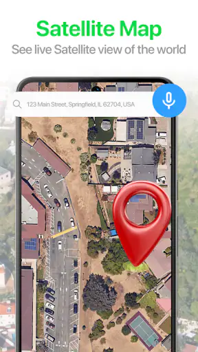 Live Earth Maps: GPS Satellite