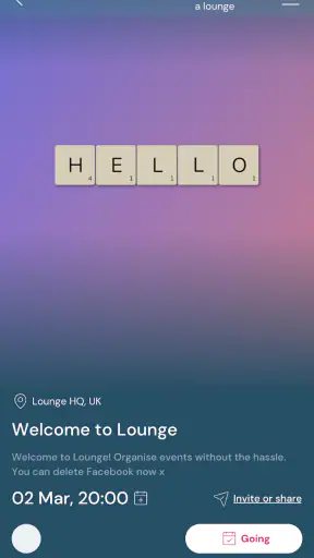 Lounge - Groups & Events