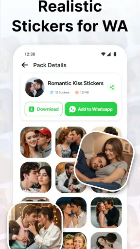 Love Romantic Kiss WAStickers