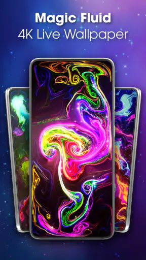 Magic Fluid live wallpaper 4D