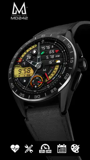 MD242 Hybrid watch face