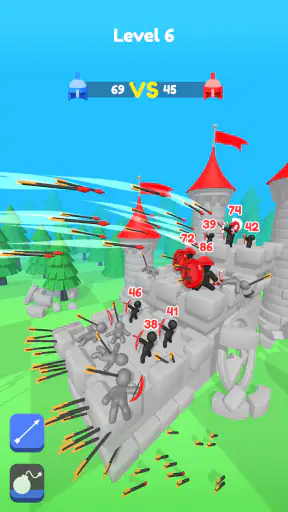 Merge Archers: Bow and Arrow