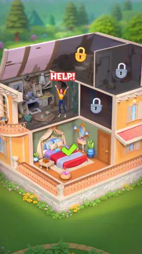 Merge Hotel Empire-Design Game