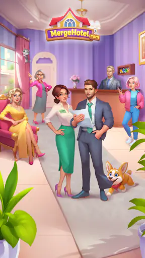 Merge Hotel Empire-Design Game