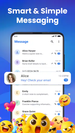 Messages: Text SMS Home App