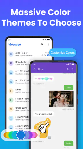 Messages: Text SMS Home App