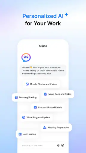 Migoo–Personalized AI For You