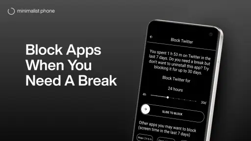 minimalist phone® Screen Time
