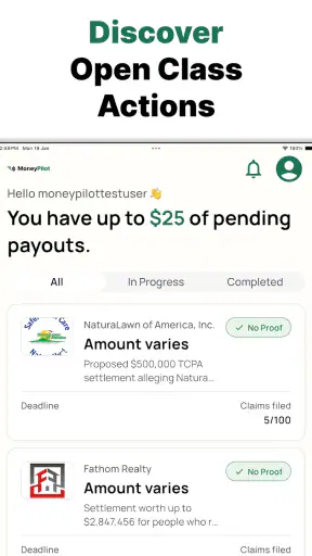 MoneyPilot : Class Action