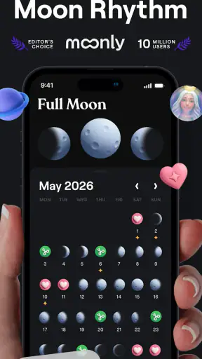 Moonly: Moon Phases & Calendar