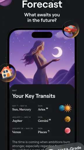 Moonly: Moon Phases & Calendar