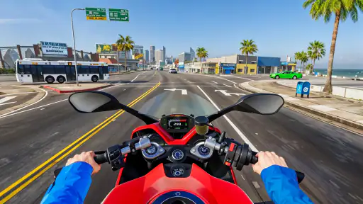 Moto Traffic Racing 3D Games