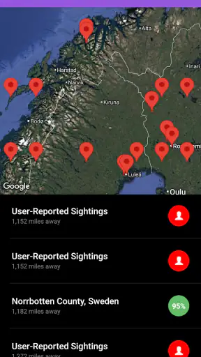 My Aurora Forecast & Alerts
