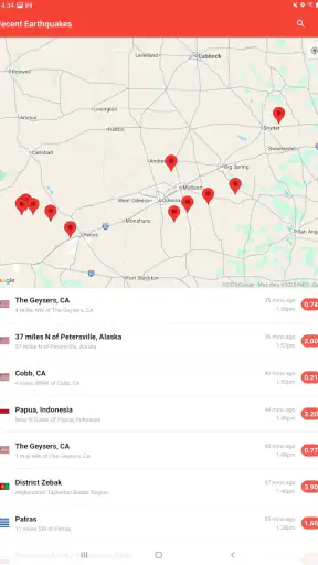 My Earthquake Alerts - Map
